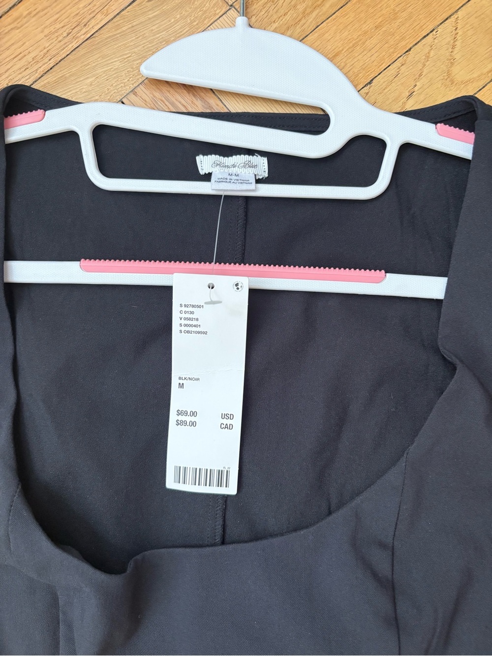 NWT Kimchi Blue Tate Belted Pleated Drop Waist Mini Dress Black Medium - Picture 3 of 10